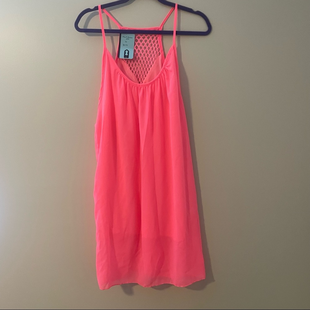 Pink Bathing Suit Coverup